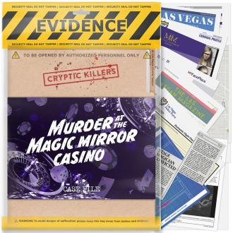 Detektivska igra - Murder at the Magic Mirror Casino - Cryptic Killers T3.5